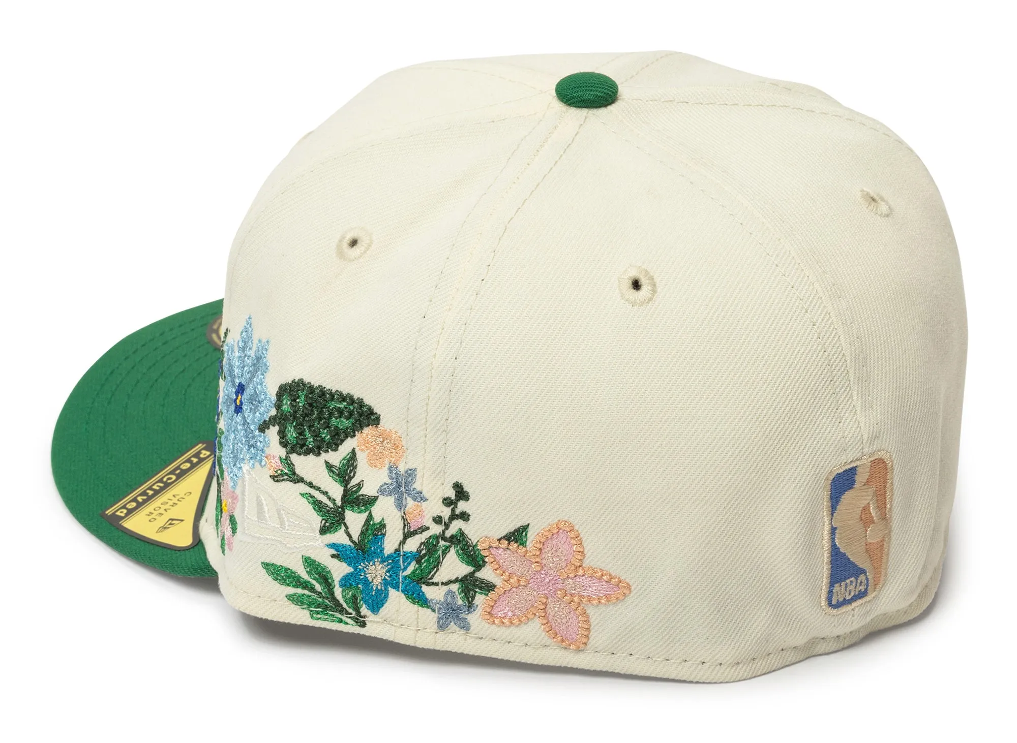 New Era Tonal Florals Boston Celtics Fitted Hat xld