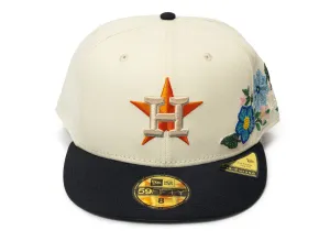 New Era Tonal Florals Houston Astros Fitted Hat xld