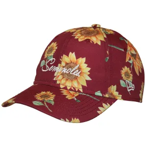 New Era Women's Seminoles Adjustable Sunflower Hat - Garnet