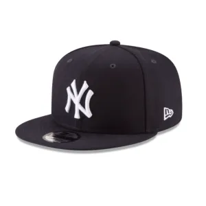 New York Yankees Basic New Era Snapback (Navy/White) Grey Brim