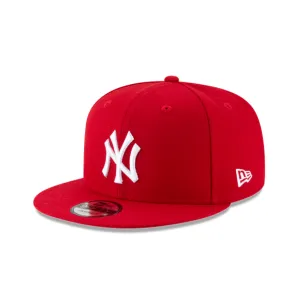 New York Yankees Basic New Era Snapback (Red/White) Grey Brim
