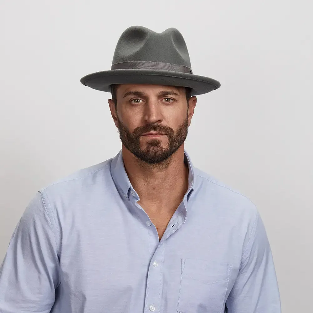 Pablo 2.0 | Mens Wool Felt Pinch Front Fedora Hat