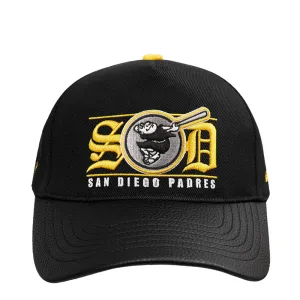 Padres Loyalty Triple Front Pinch Front Strapback