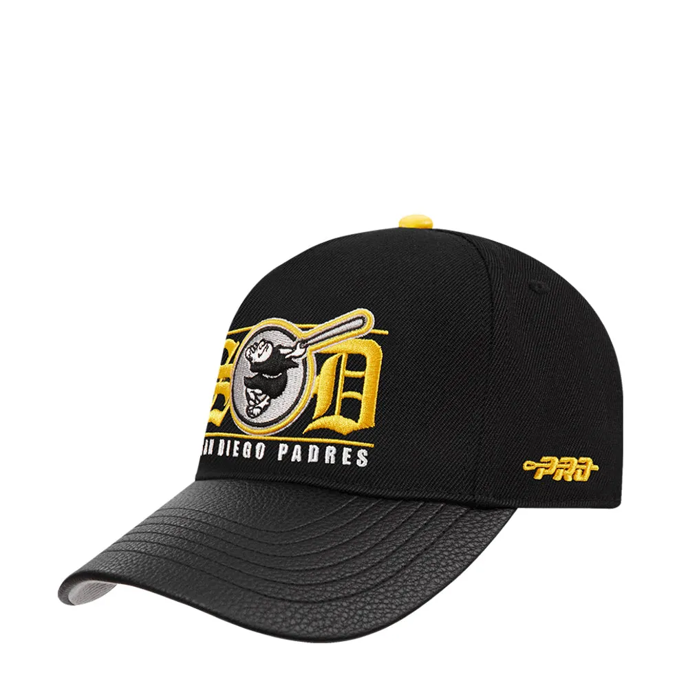 Padres Loyalty Triple Front Pinch Front Strapback