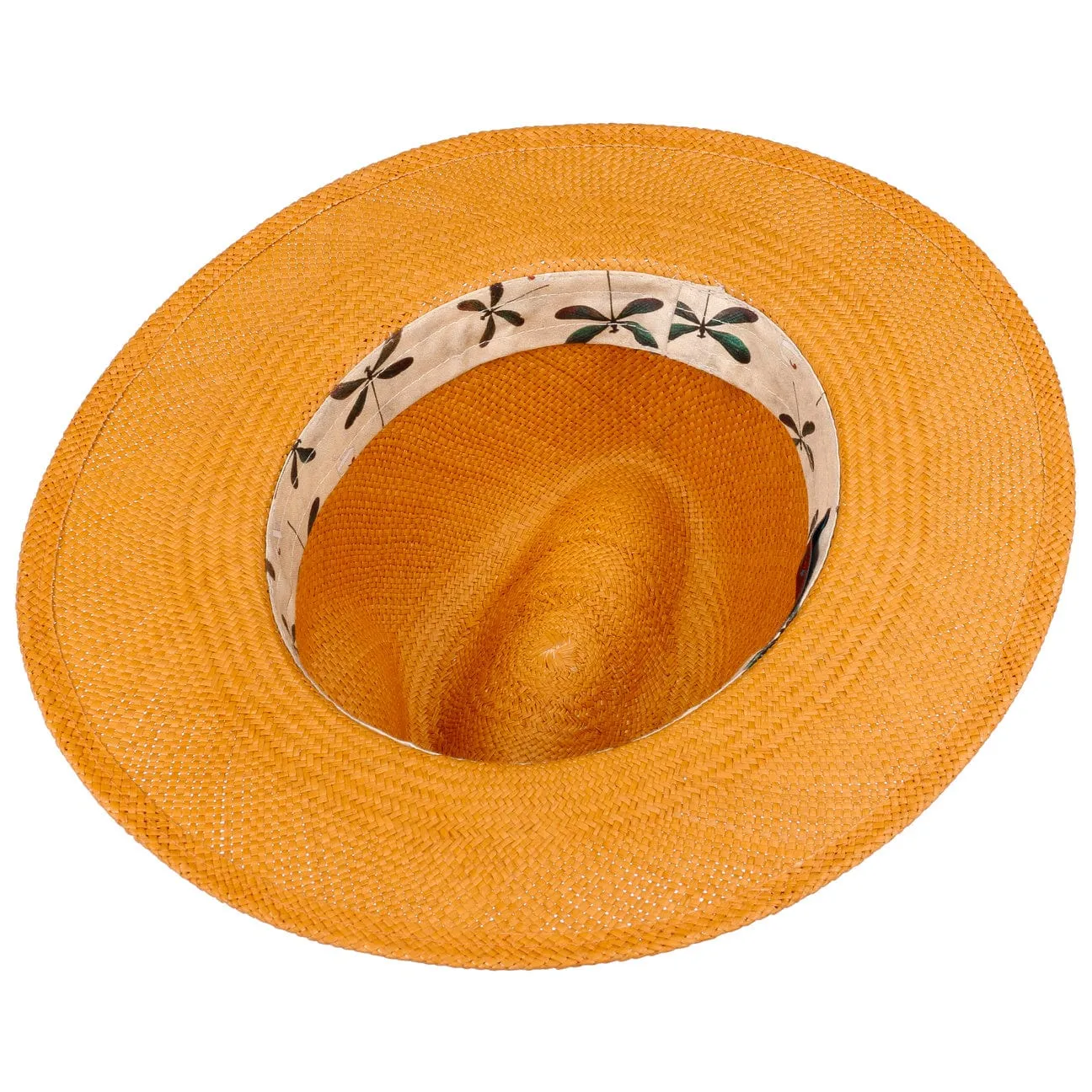 Paisley Crown Panama Hat by Alfonso D'Este