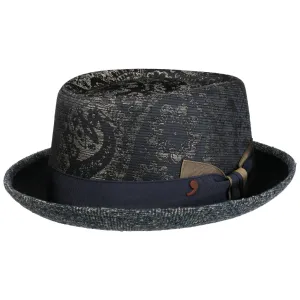Paisley Pork Pie Cloth Hat by Alfonso D'Este