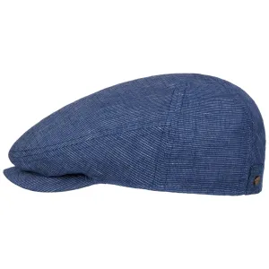 Pandico Driver Linen Flat Cap by Stetson