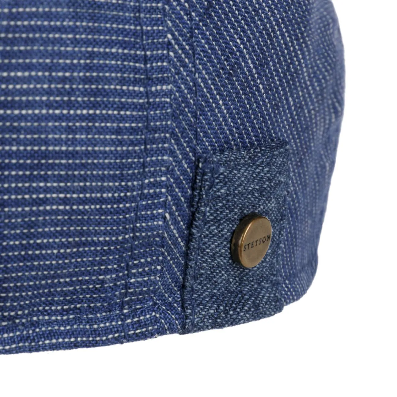 Pandico Driver Linen Flat Cap by Stetson