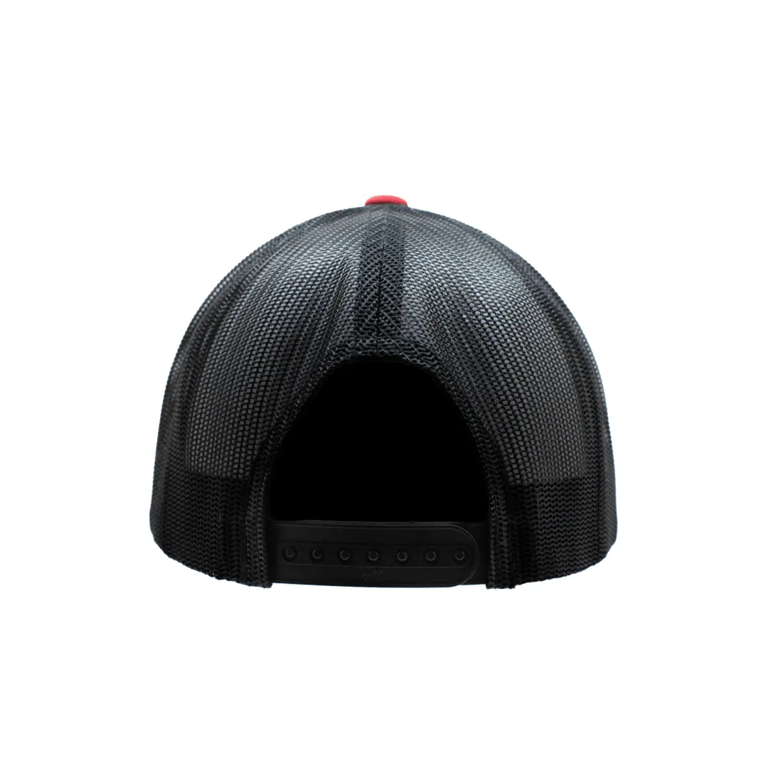 PB Stadium Cruved Brim - Red/Black