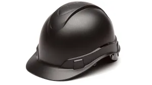 Pyramex Ridgeline Style Graphite Hard Hat_Black Matte
