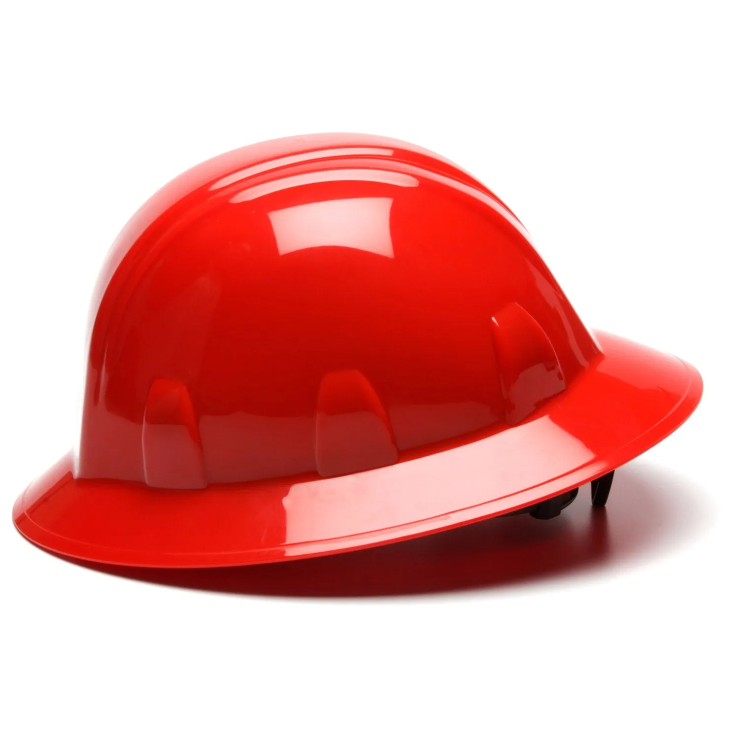 Pyramex SL Series Full Brim Hard Hat_Red