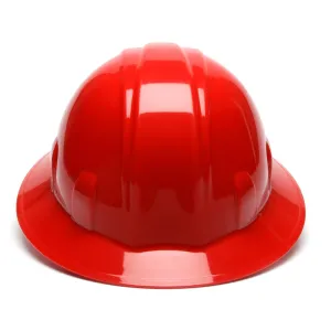 Pyramex SL Series Full Brim Hard Hat_Red