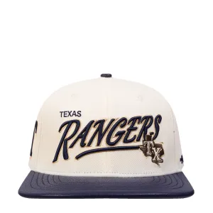 Rangers Topper 2-Tone Wordmark Strapback