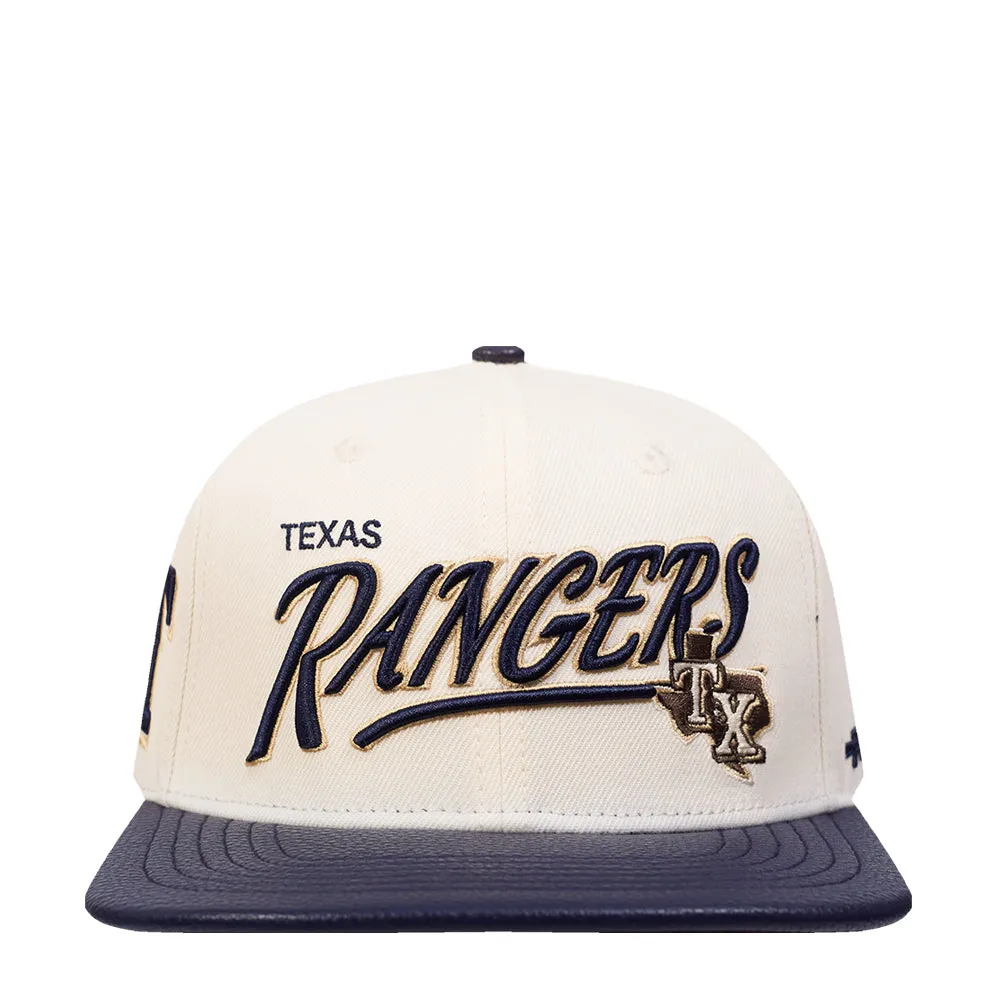 Rangers Topper 2-Tone Wordmark Strapback
