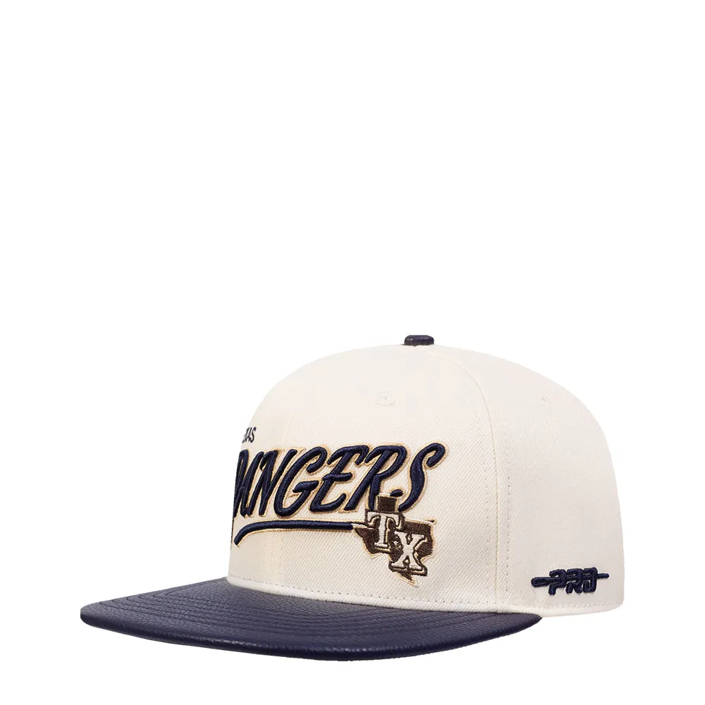 Rangers Topper 2-Tone Wordmark Strapback