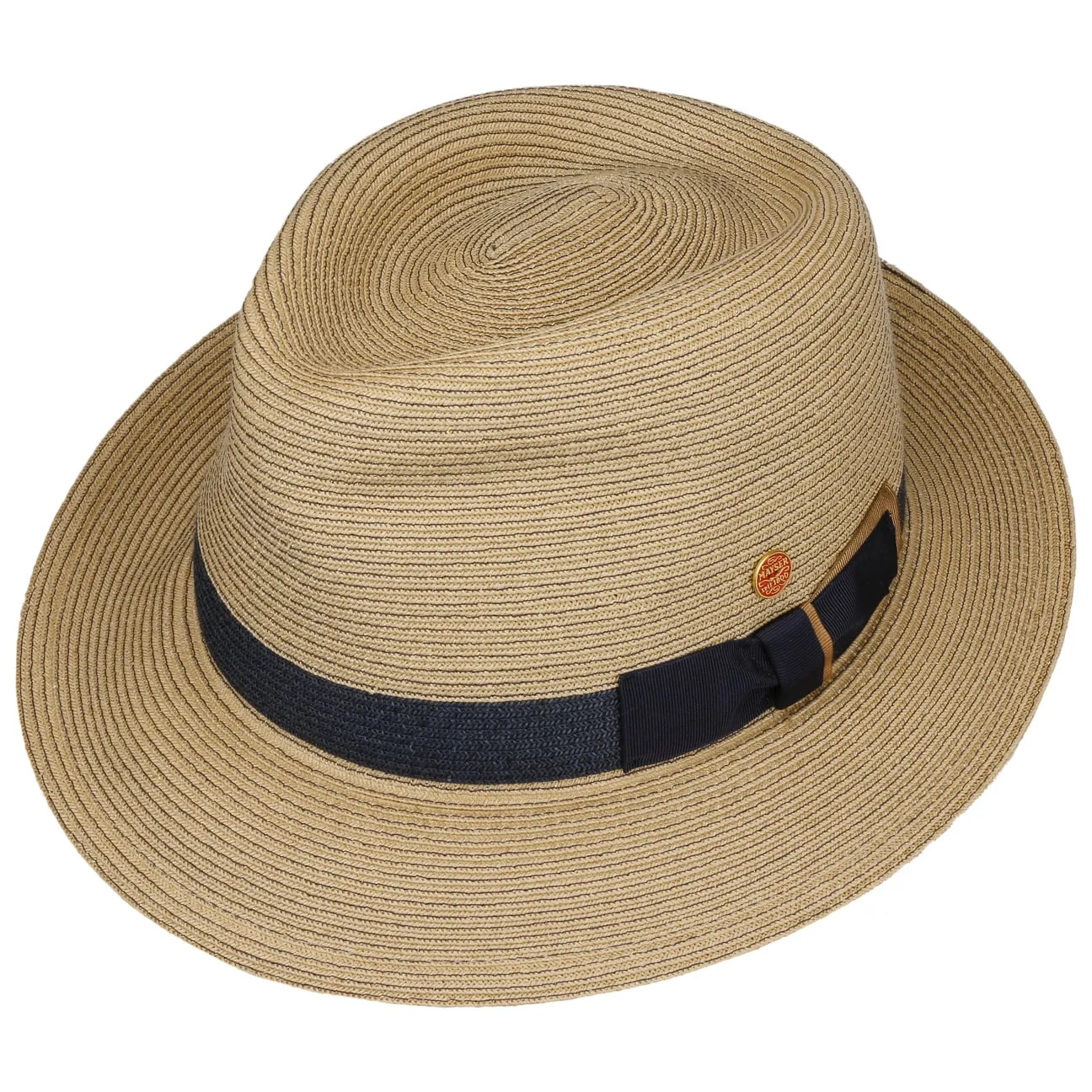 Samuel Livorno Fedora Straw Hat by Mayser