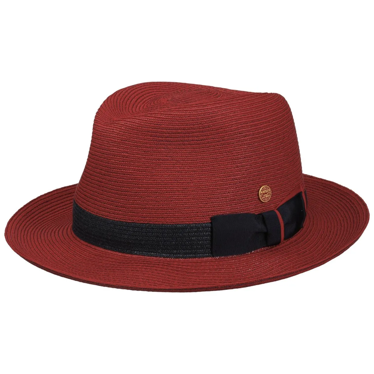Samuel Livorno Fedora Straw Hat by Mayser