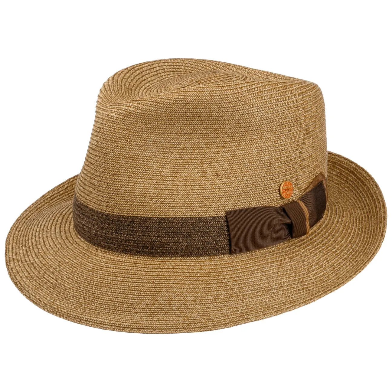 Samuel Livorno Fedora Straw Hat by Mayser