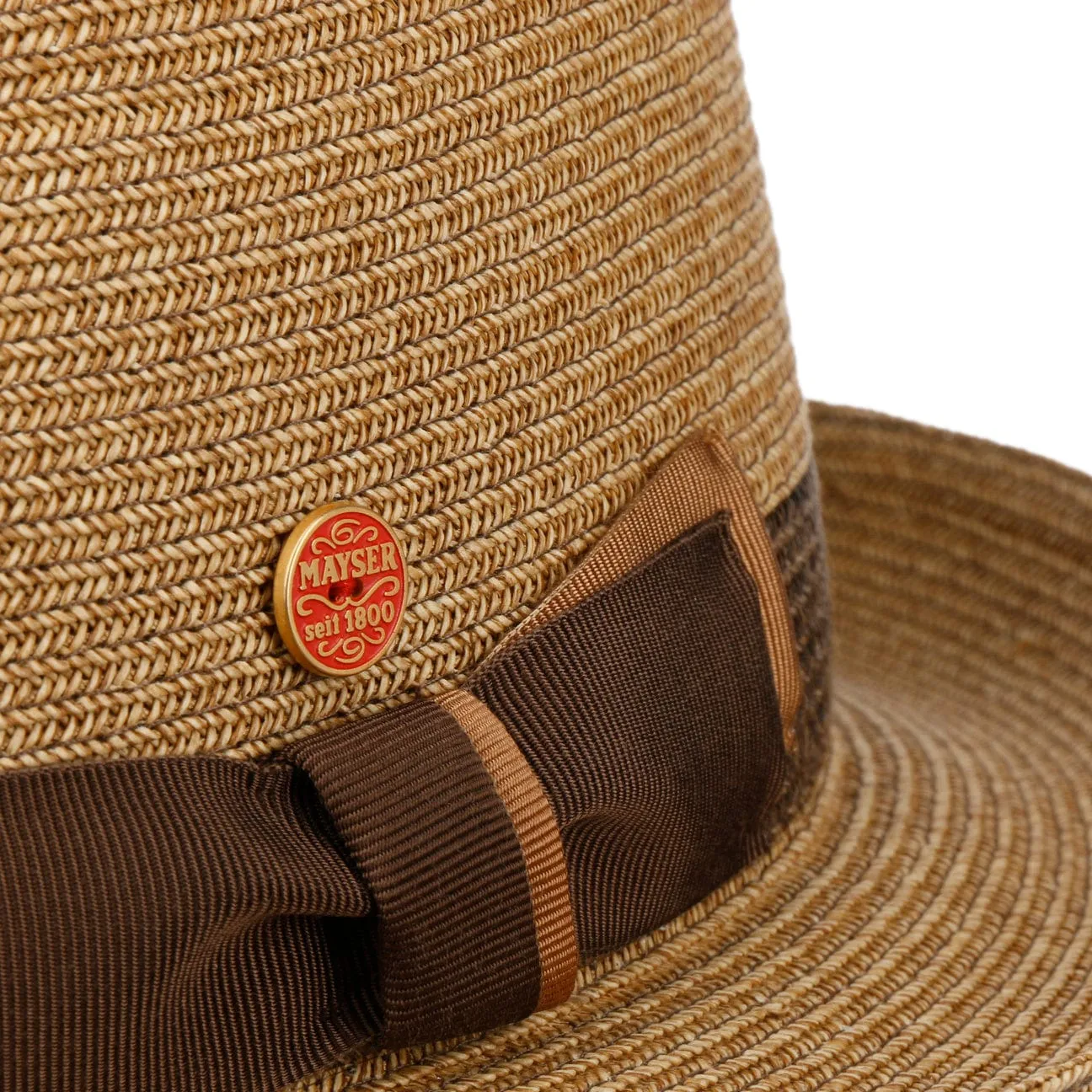 Samuel Livorno Fedora Straw Hat by Mayser