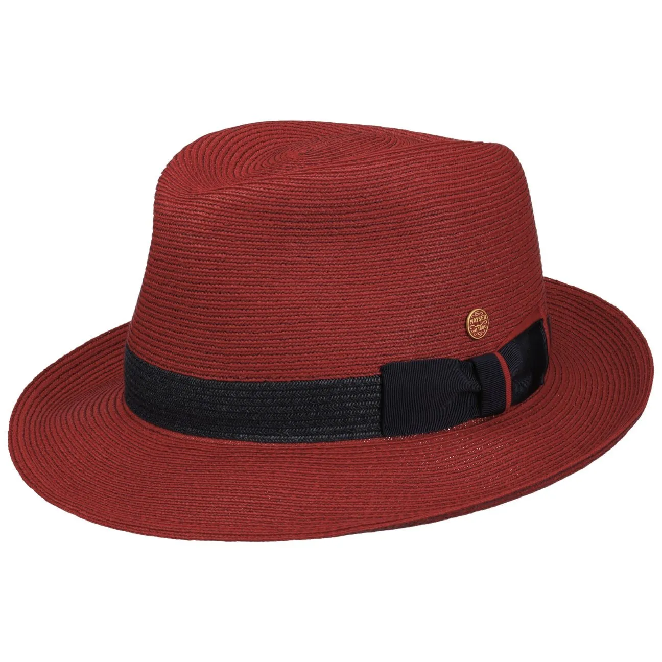 Samuel Livorno Fedora Straw Hat by Mayser