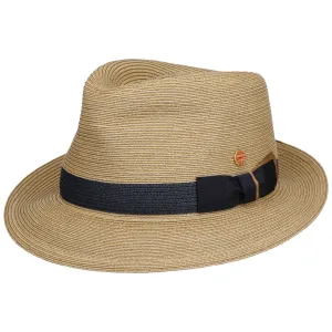 Samuel Livorno Fedora Straw Hat by Mayser