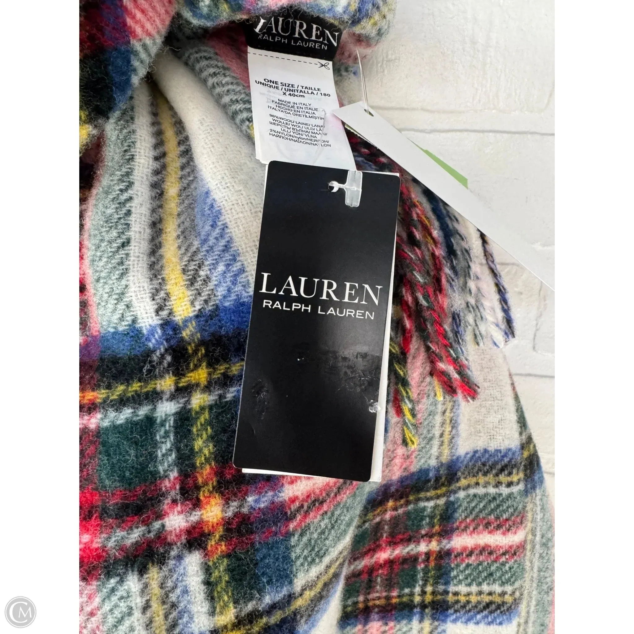 Scarf Winter By Lauren By Ralph Lauren In Plaid Pattern