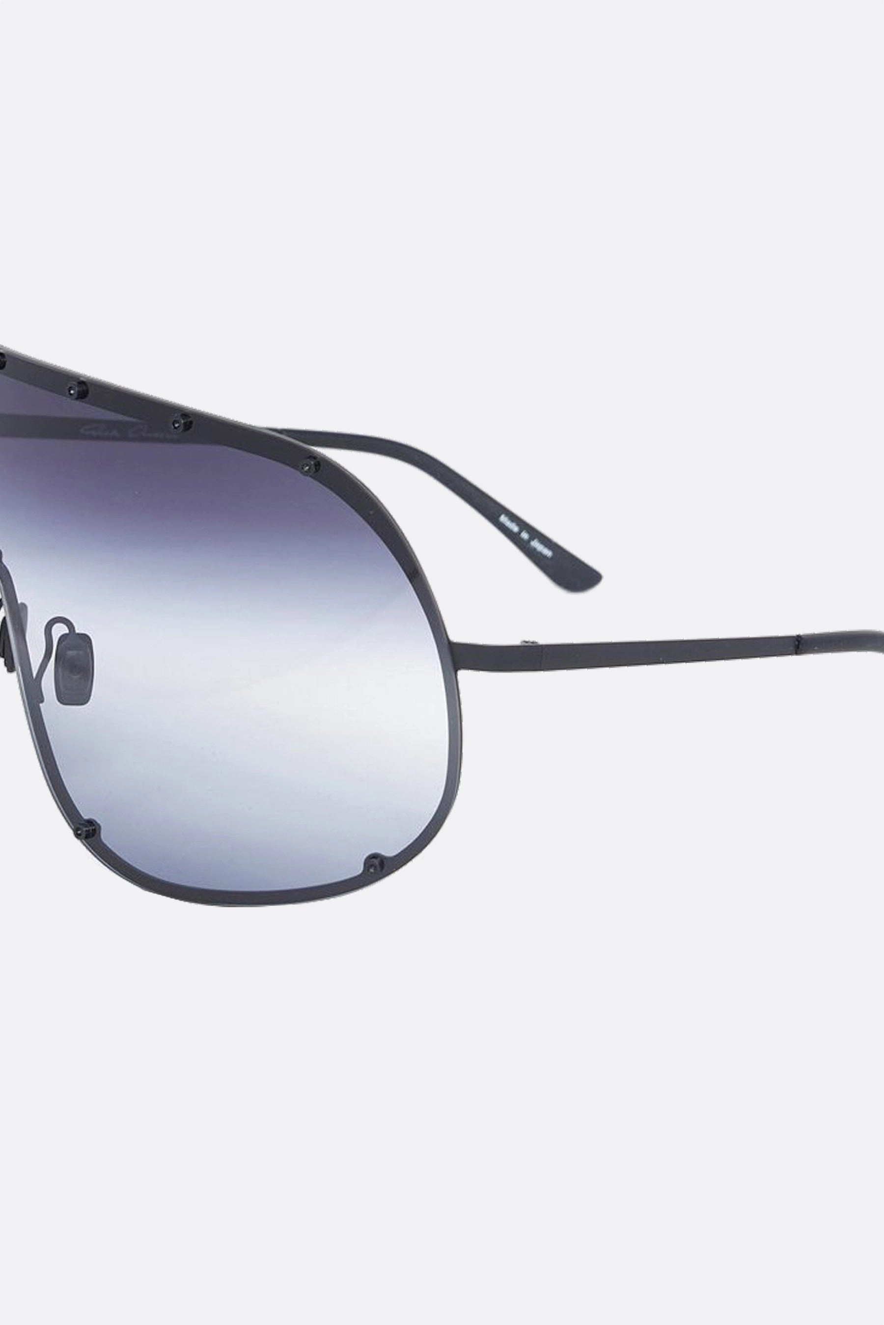 Shield metal sunglasses