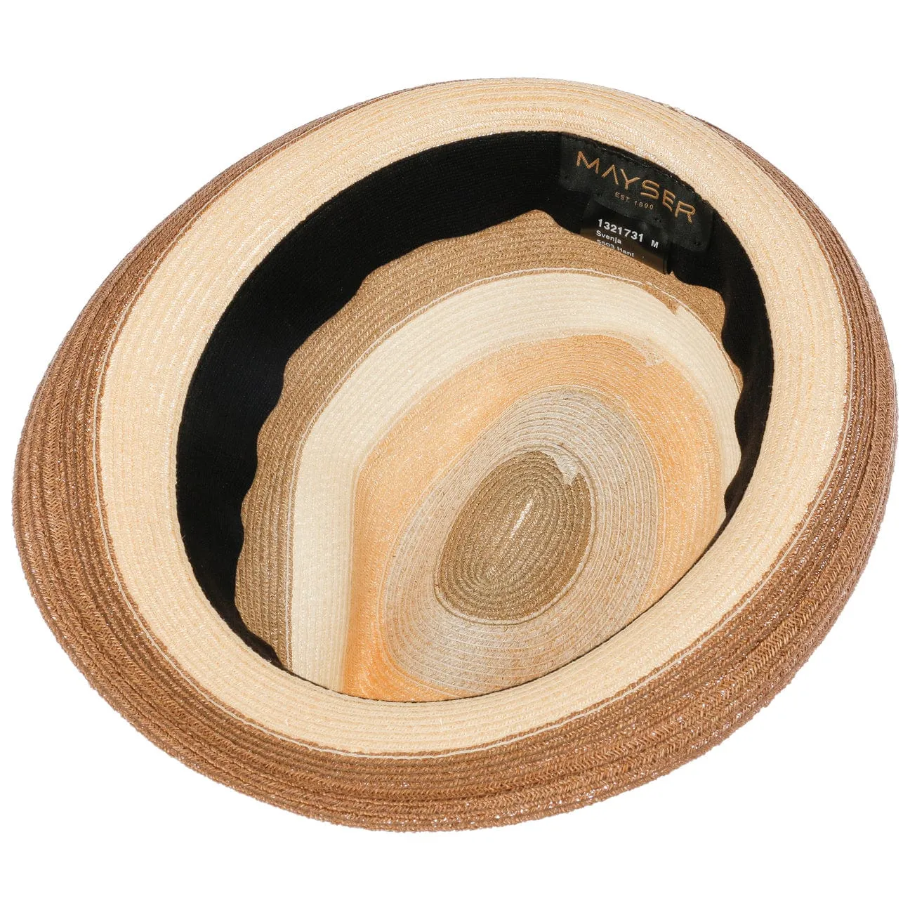 Svenja Stripes Trilby Hat by Mayser