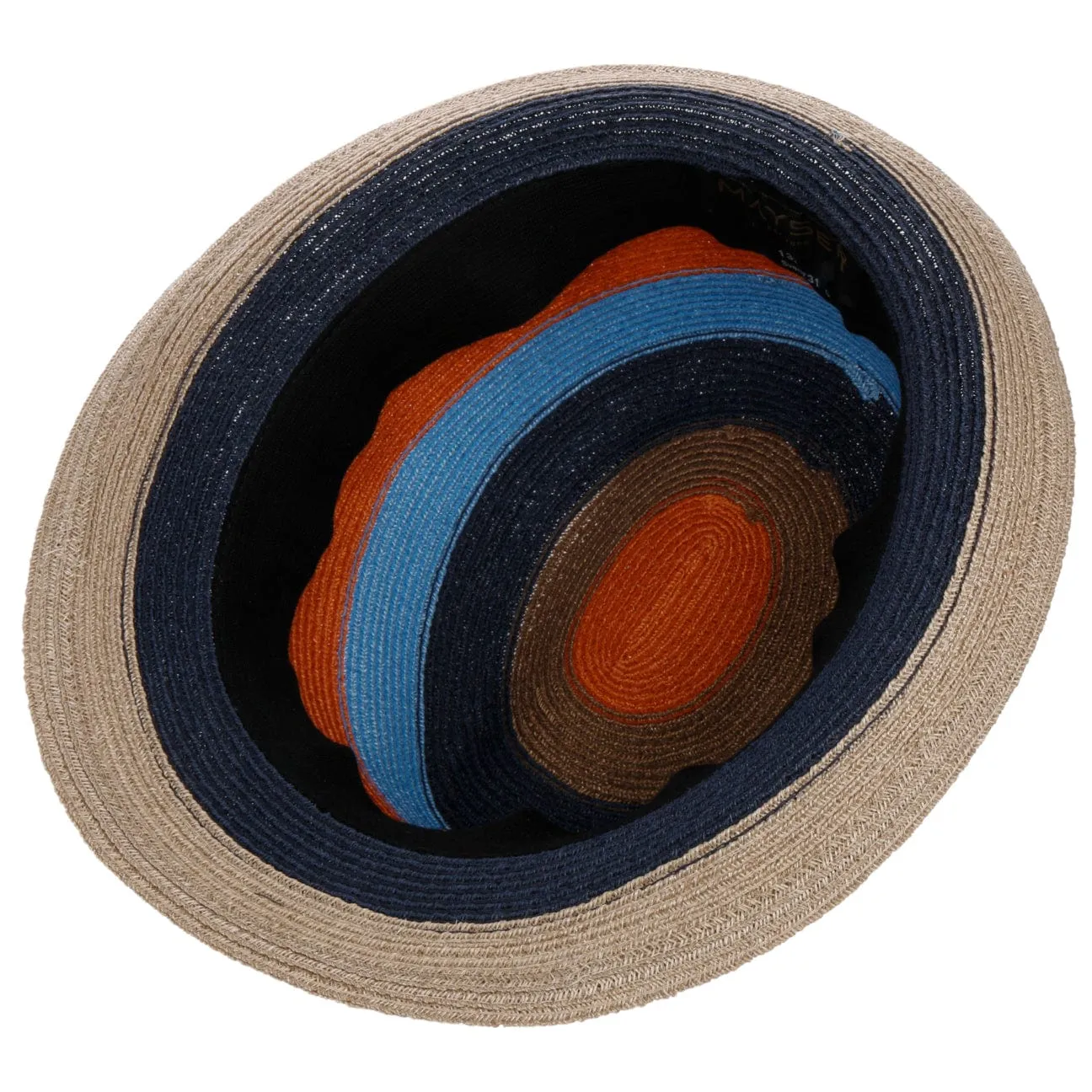 Svenja Stripes Trilby Hat by Mayser