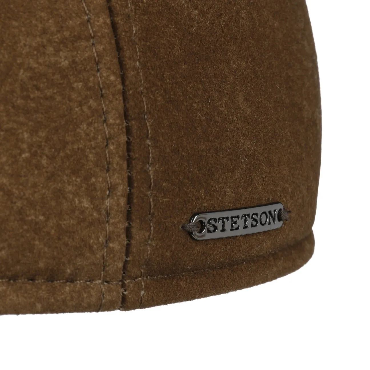 Texas Lambskin Flat Cap by Stetson