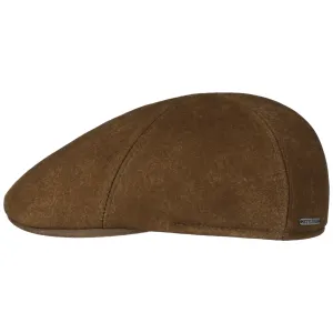 Texas Lambskin Flat Cap by Stetson