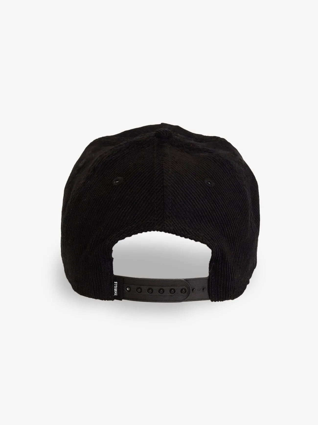 Thrills Workwear 5 Panel Cap - Black