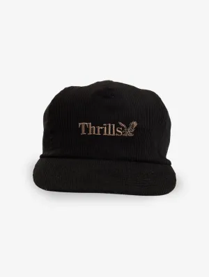 Thrills Workwear 5 Panel Cap - Black