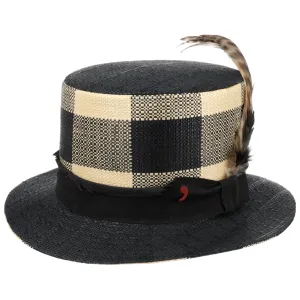 Top Hat with Leather Band by Alfonso D'Este