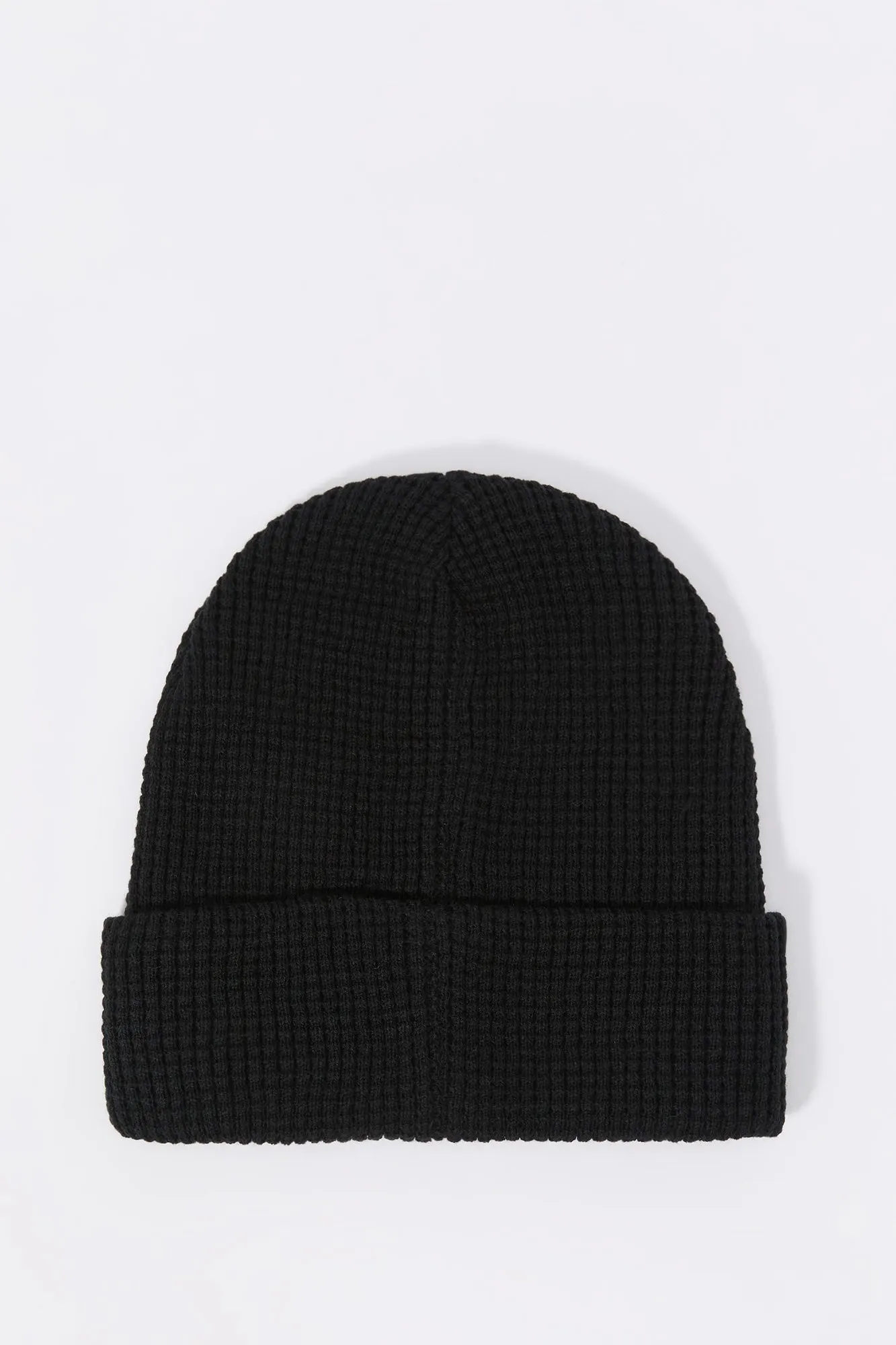Tuque en tricot côtelé avec motif brodé City