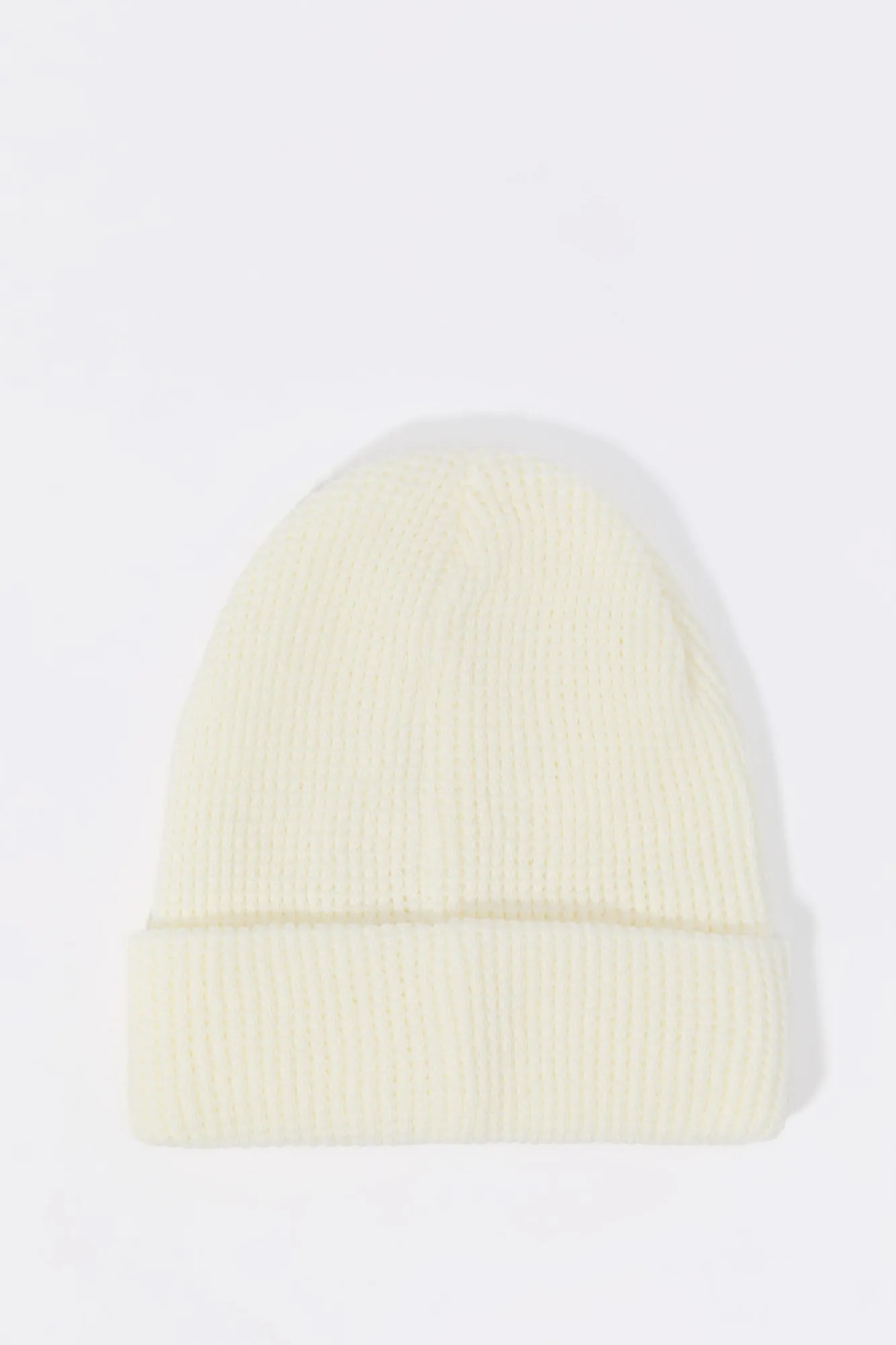 Tuque en tricot côtelé avec motif brodé City