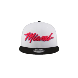 Tyler Herro New Era Original Vice Optic White Snapback