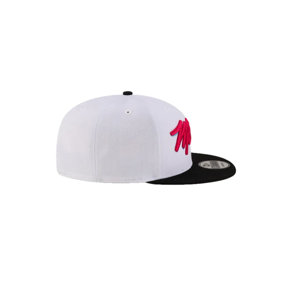 Tyler Herro New Era Original Vice Optic White Snapback