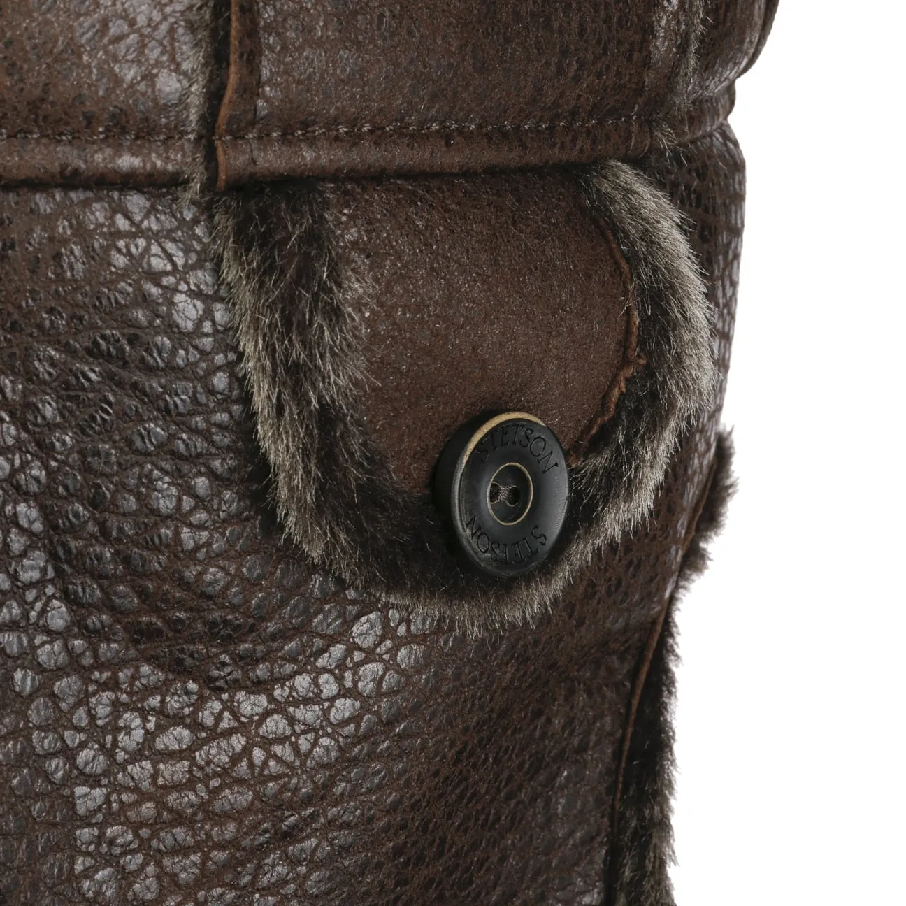 Uni Lambsfur Bomber Aviator Hat by Stetson