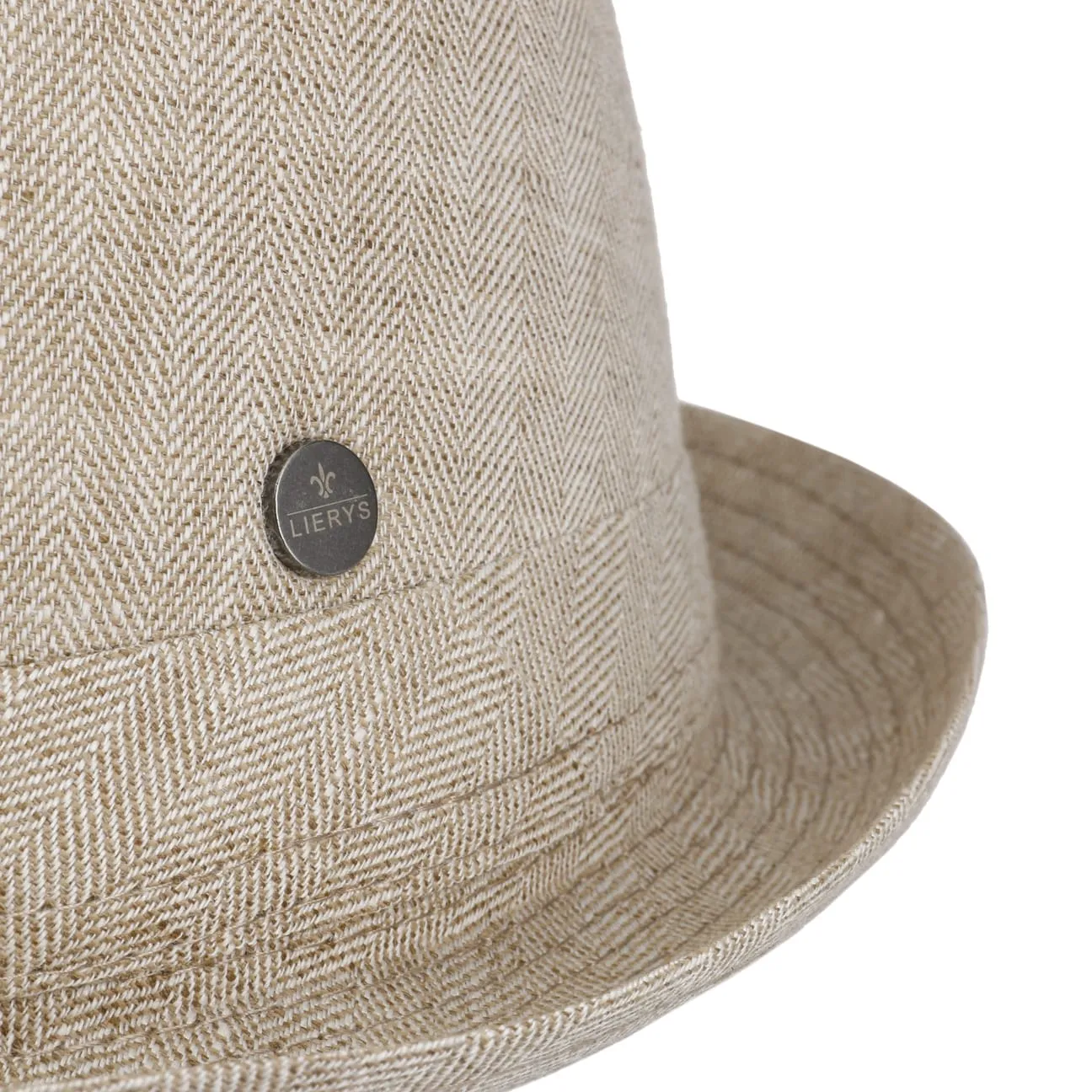 Uni Structure Pork Pie Linen Hat by Lierys
