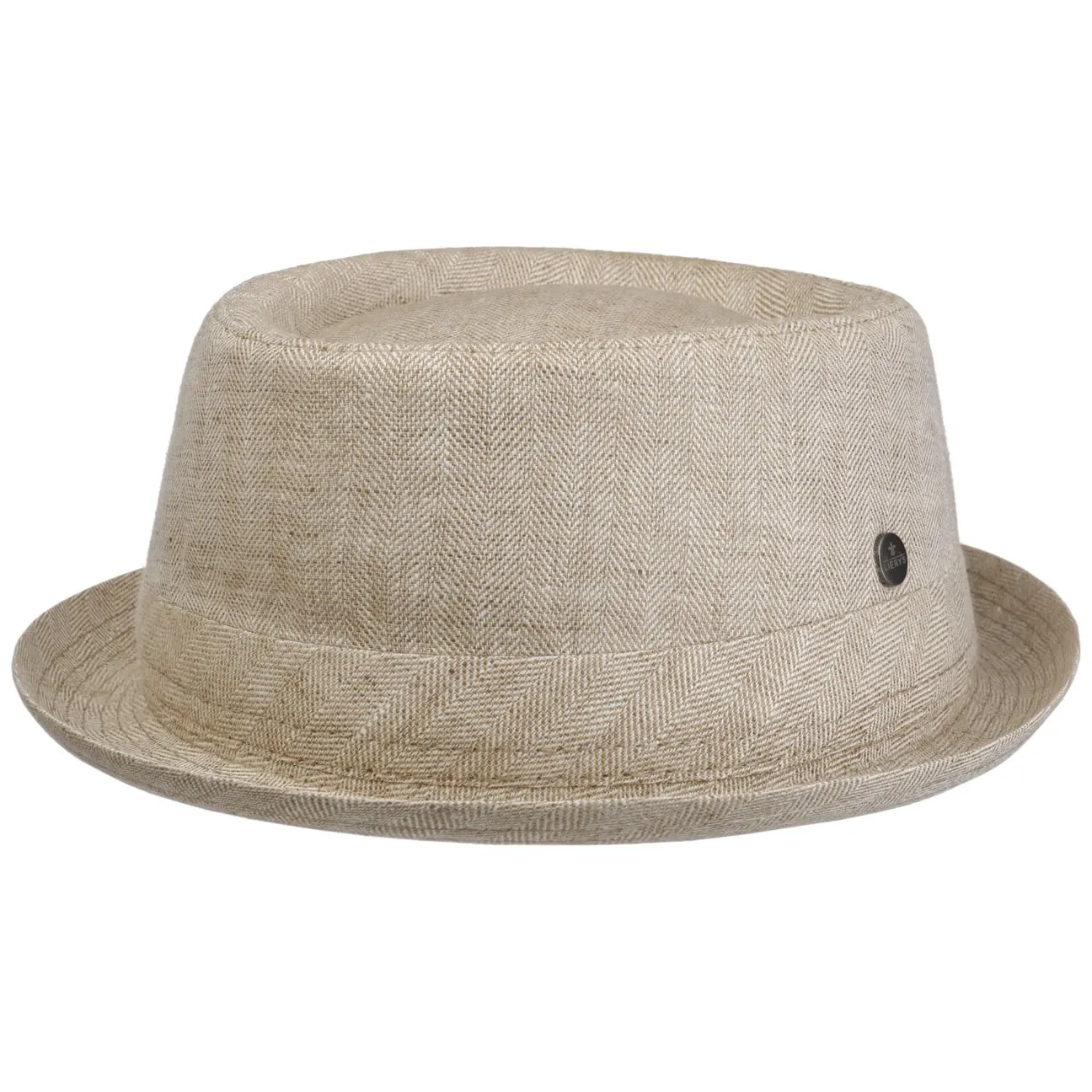 Uni Structure Pork Pie Linen Hat by Lierys