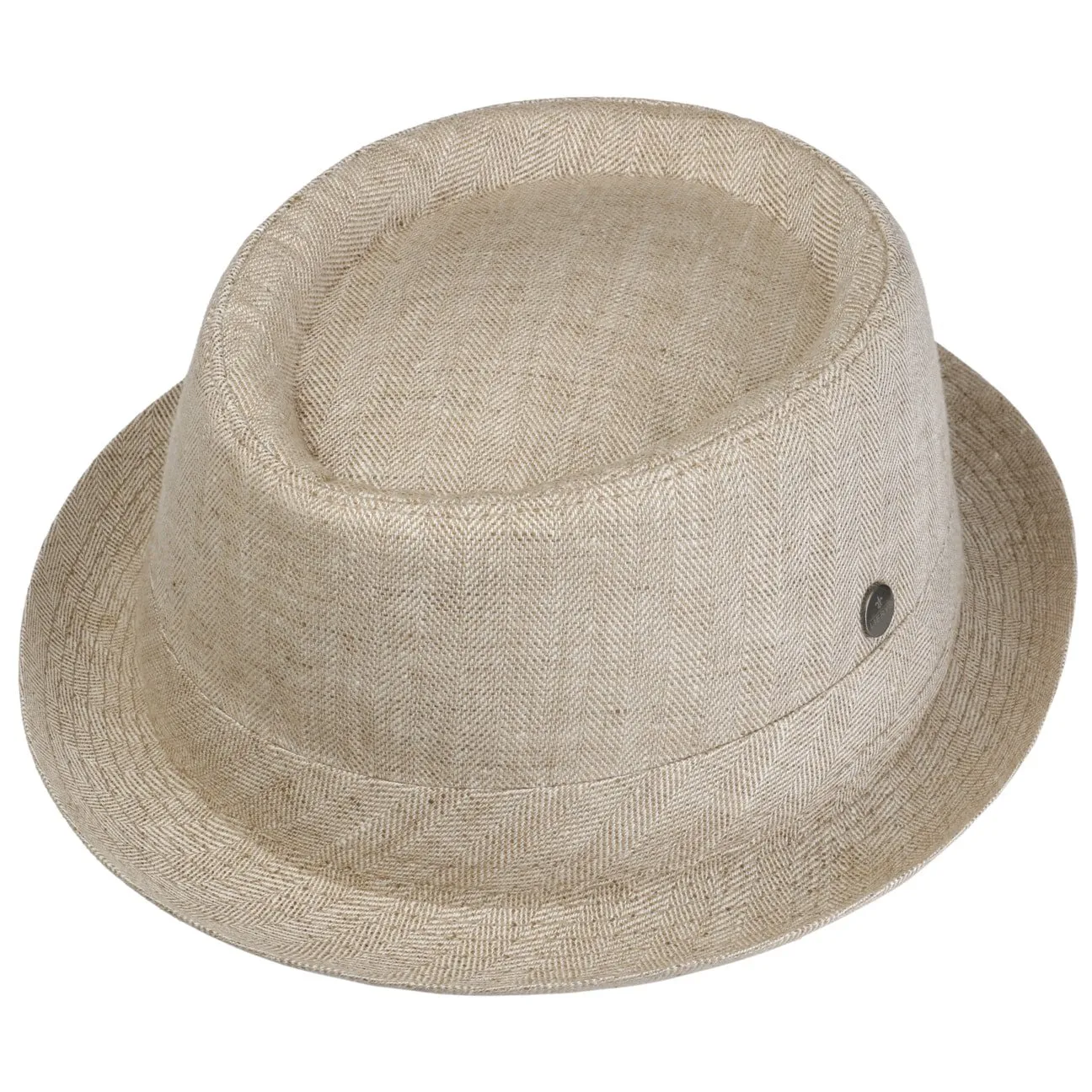 Uni Structure Pork Pie Linen Hat by Lierys