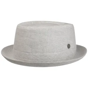 Uni Structure Pork Pie Linen Hat by Lierys