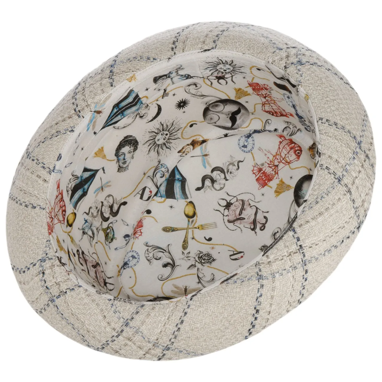 Ventico Pork Pie Cloth Hat by Alfonso D'Este