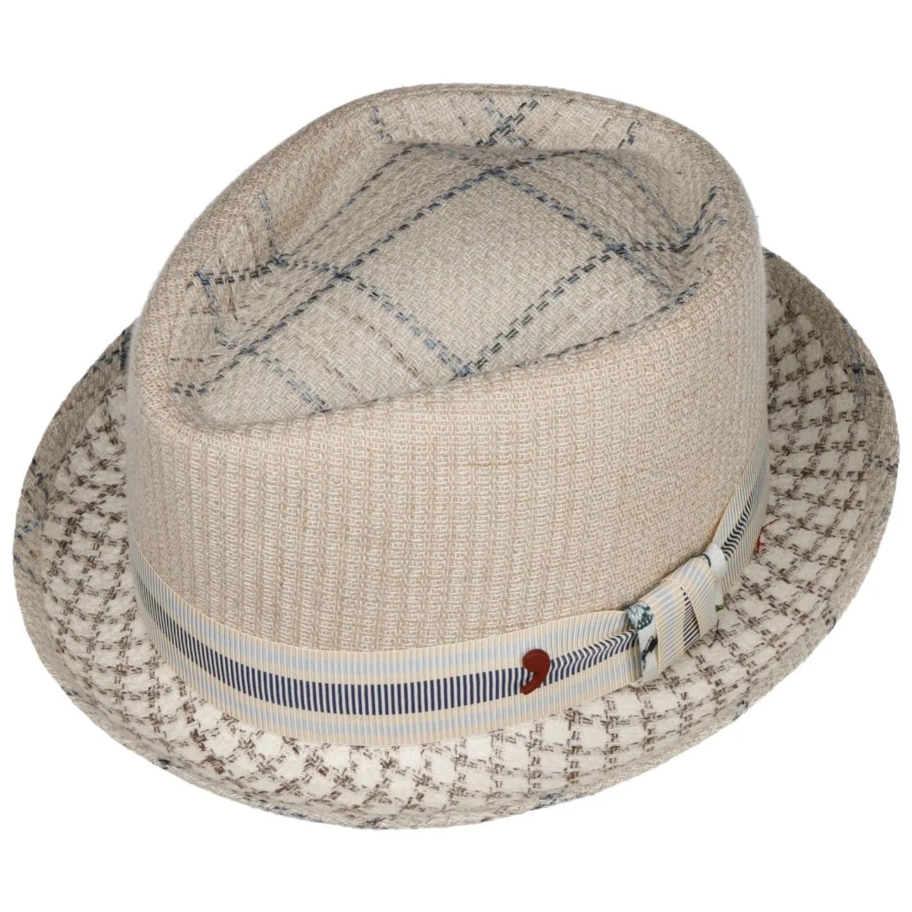 Ventico Pork Pie Cloth Hat by Alfonso D'Este