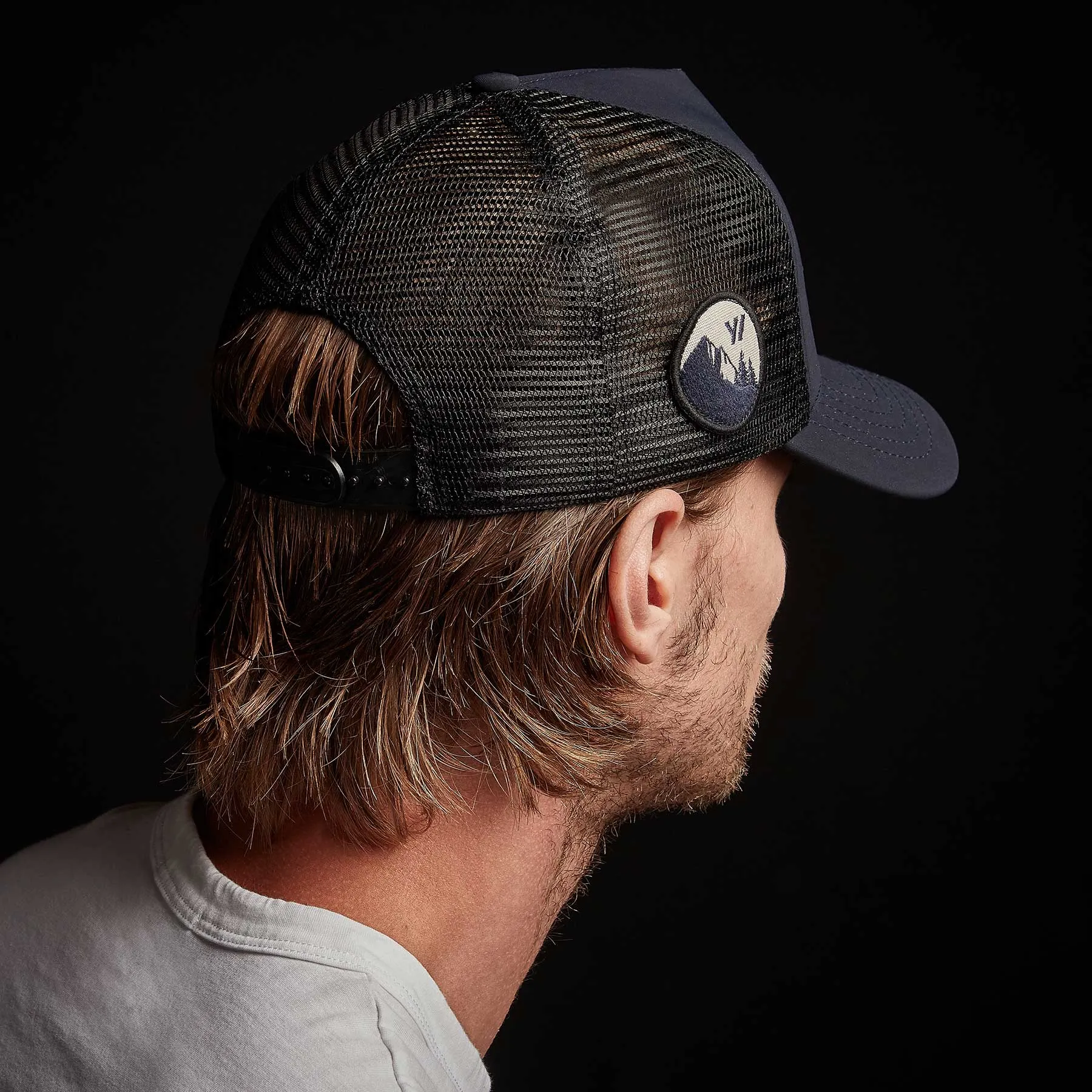 Y/OSEMITE Patch Trucker Hat - Navy